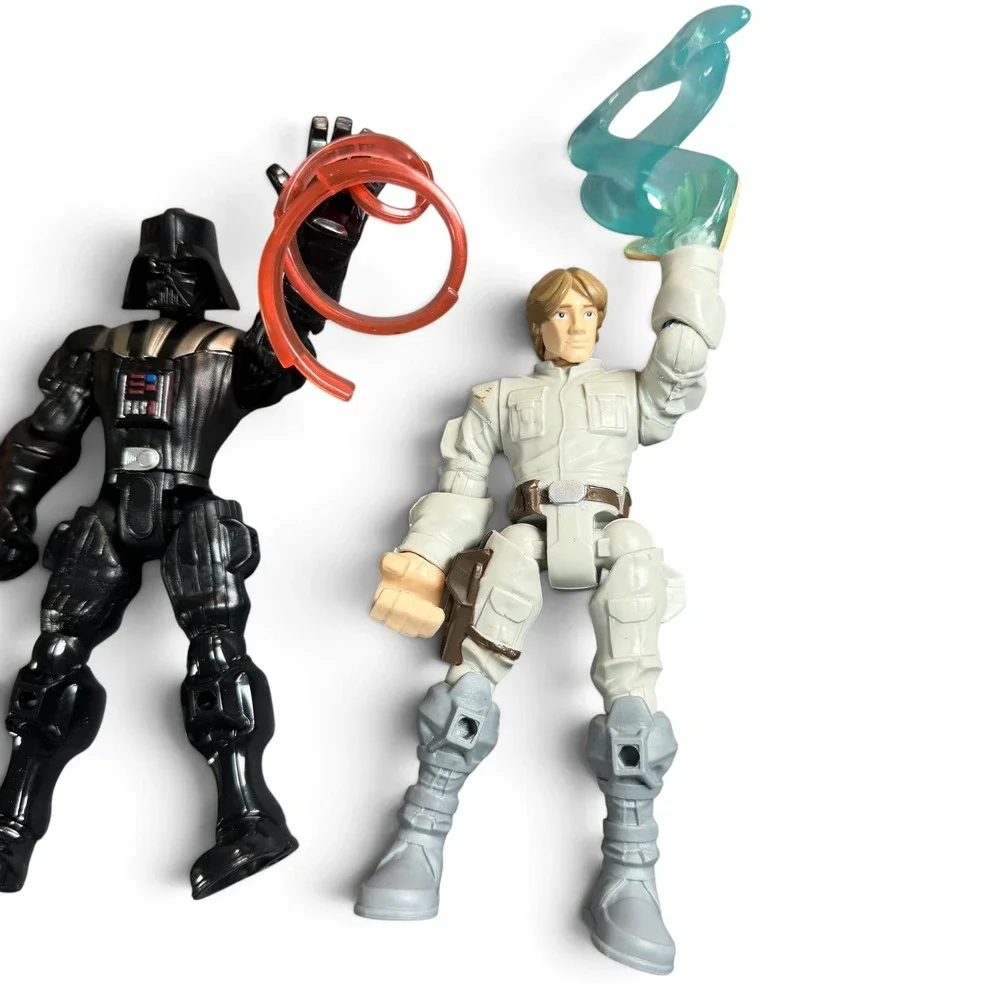 Star Wars Hero Mashers Lot Darth Vader Luke Anakin Skywalker Hasbro Figures